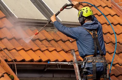 Démoussage et hydrofuge de toiture à Brebotte